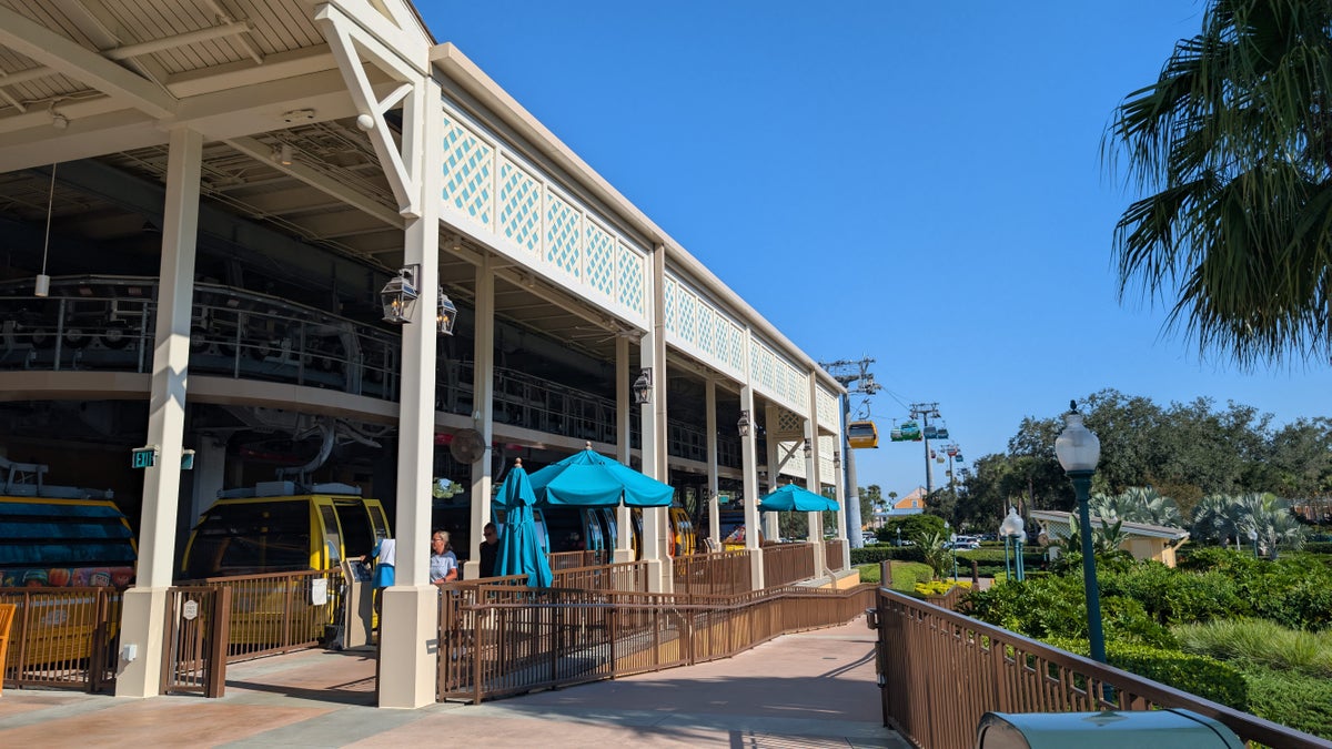 Disney's Caribbean Beach Resort Skyliner hub to EPCOT