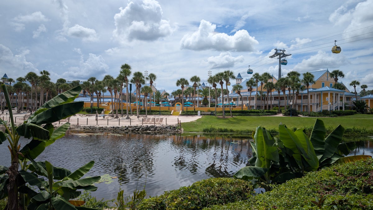 Disney's Caribbean Beach Resort beach view