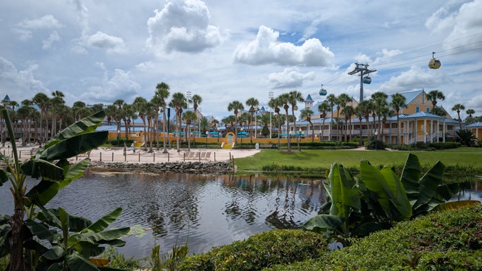 Disney’s Caribbean Beach Resort beach view Disney's Caribbean Beach Resort beach view