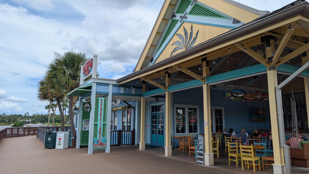 Disney's Caribbean Beach Resort dining Sebastian's Bistro