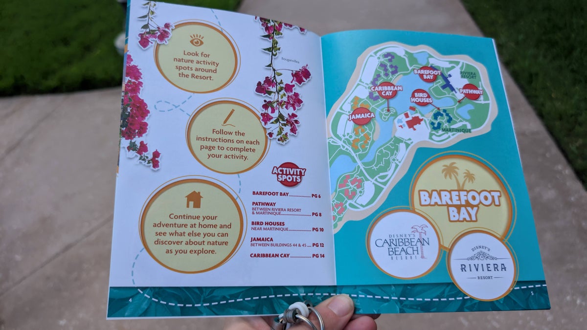 Disney's Caribbean Beach Resort nature walk activity