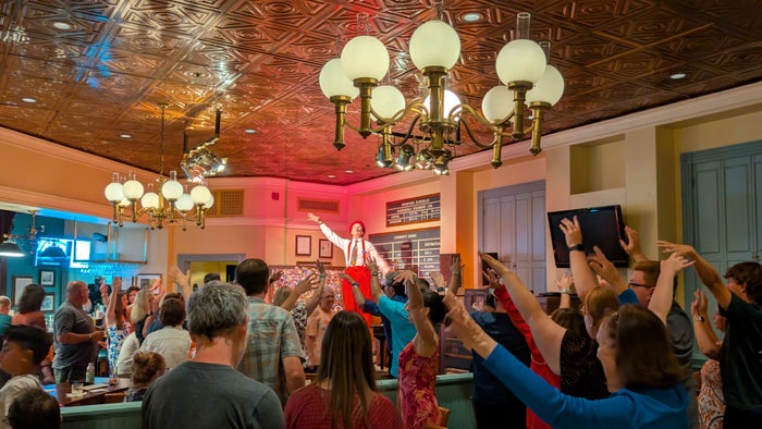 Disney’s Port Orleans Resort River Roost Lounge Yeeha Bob Jackson piano show Disney's Port Orleans Resort River Roost Lounge Yeeha Bob Jackson piano show