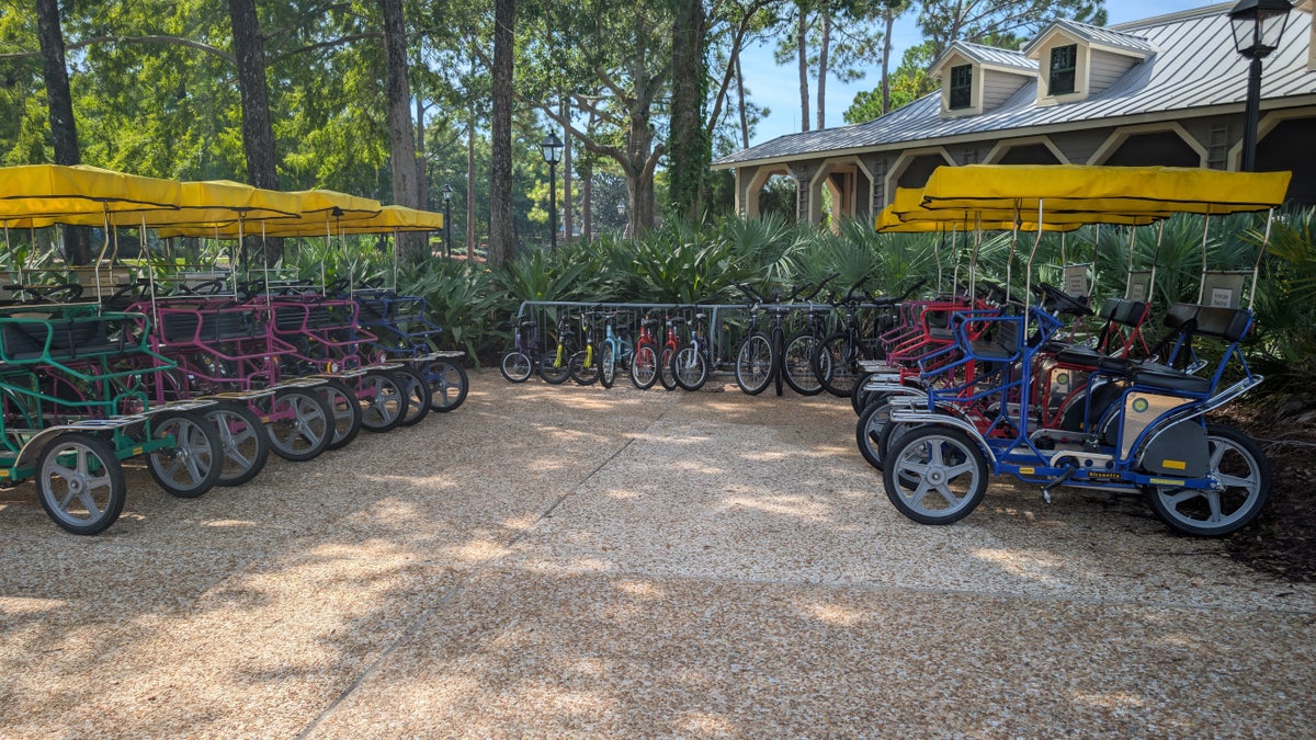 Disney's Port Orleans Resort Riverside activities Surrey bikes
