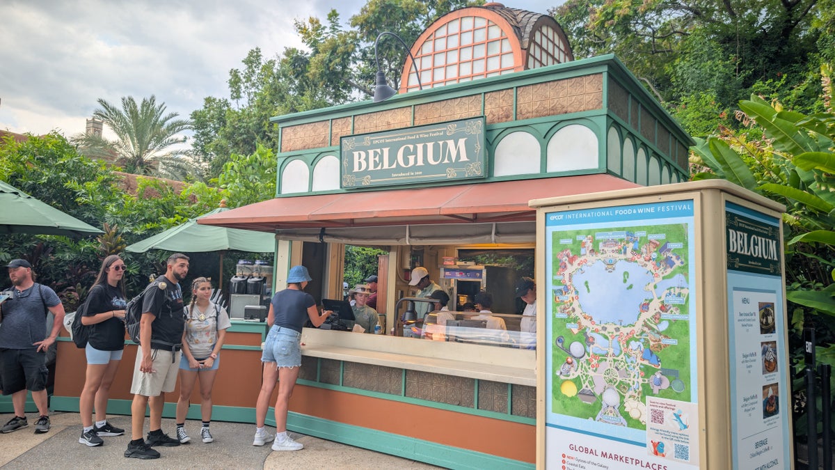 EPCOT Food & Wine Festival 2025 Belgium food booth