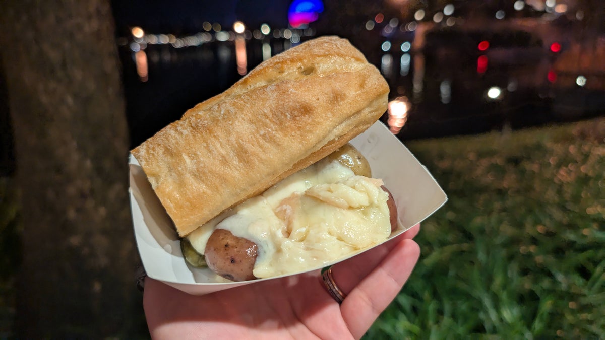 EPCOT Food & Wine Festival 2025 The Alps warm raclette Swiss cheese