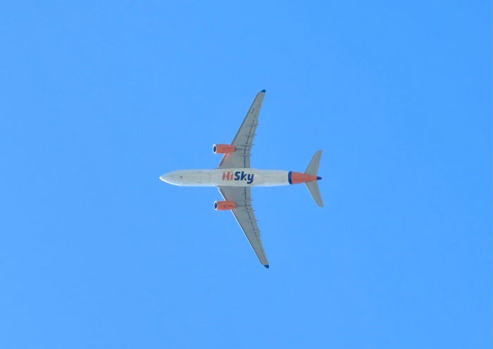 HiSky departing New York JFK over Rockaway Beach HiSky departing New York JFK over Rockaway Beach