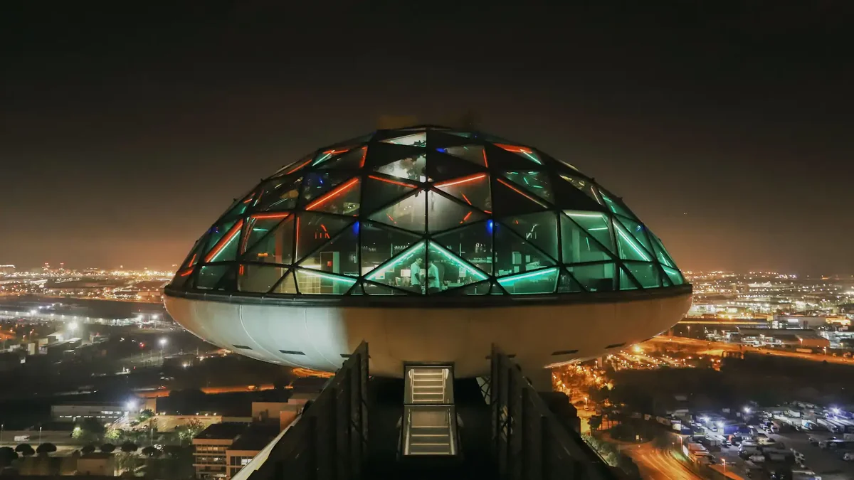Hyatt Regency Barcelona Tower dome