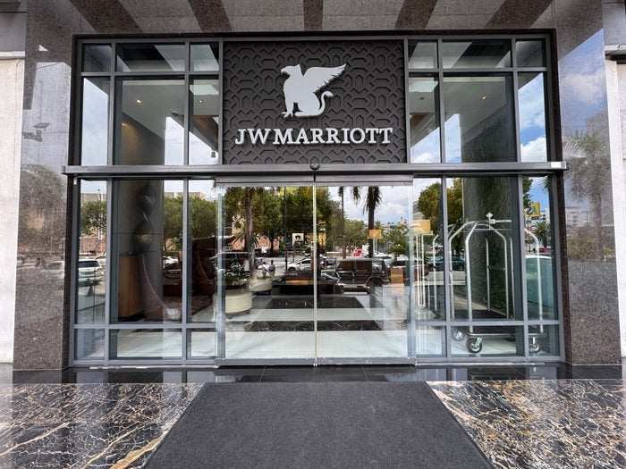JW Marriott Santo Domingo Sign JW Marriott Santo Domingo Sign