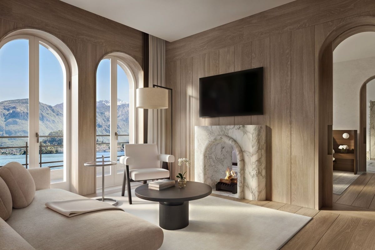 Lake Como EDITION penthouse suite living room