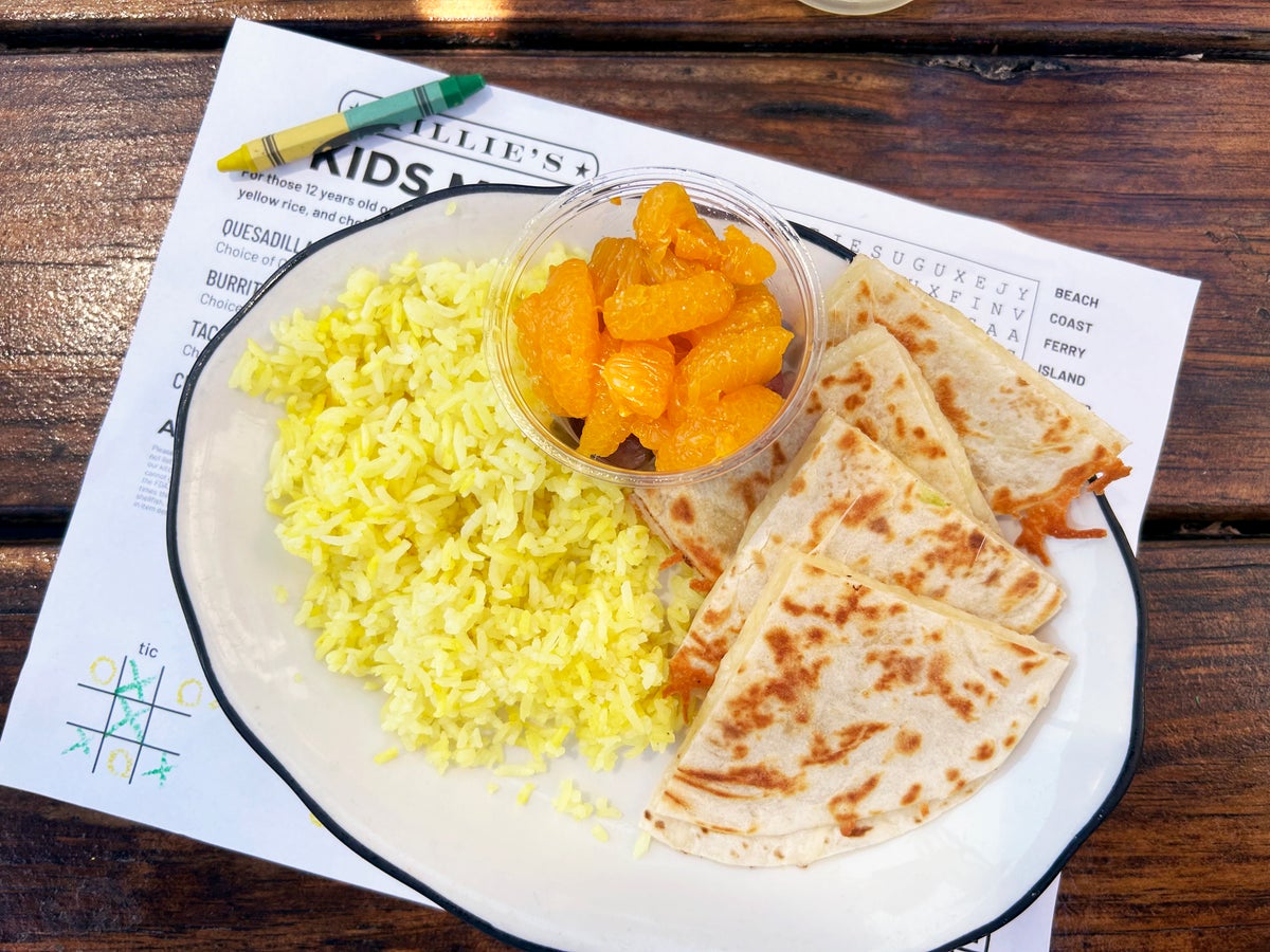 Nantucket Millies kids quesadilla