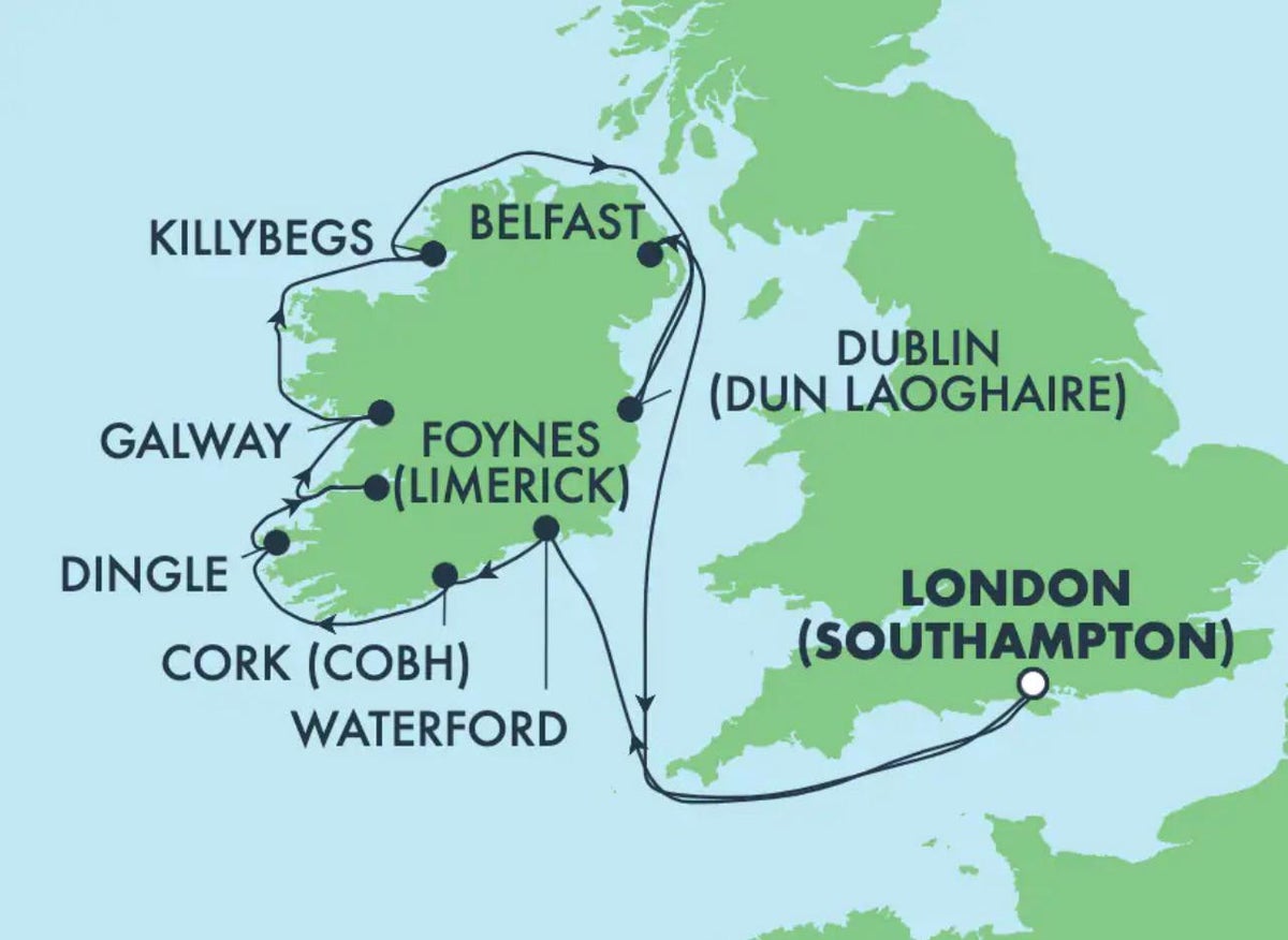 Norwegian Dawn Ireland