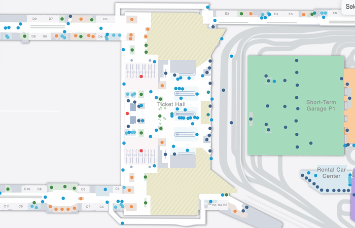 Portland Airport PDX Ticket Hall map 2025 Portland Airport PDX Ticket Hall map 2025