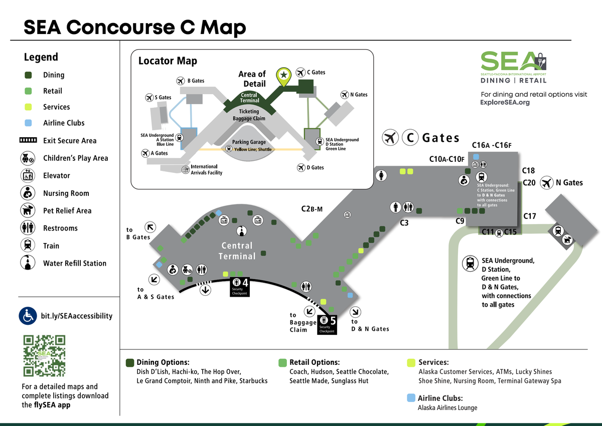 Sea Tac Concourse C 2025