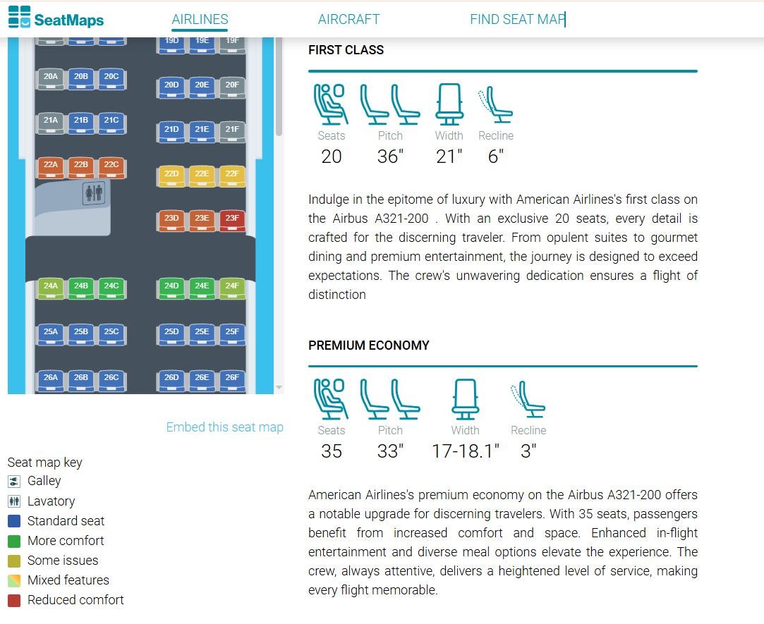 Seat Maps Seat Maps