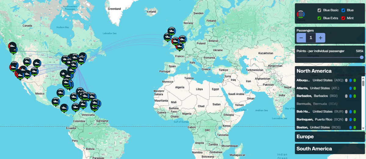 SeatSpy Where Can I Go results