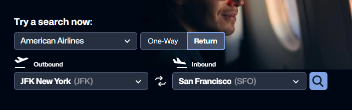 SeatSpy search bar