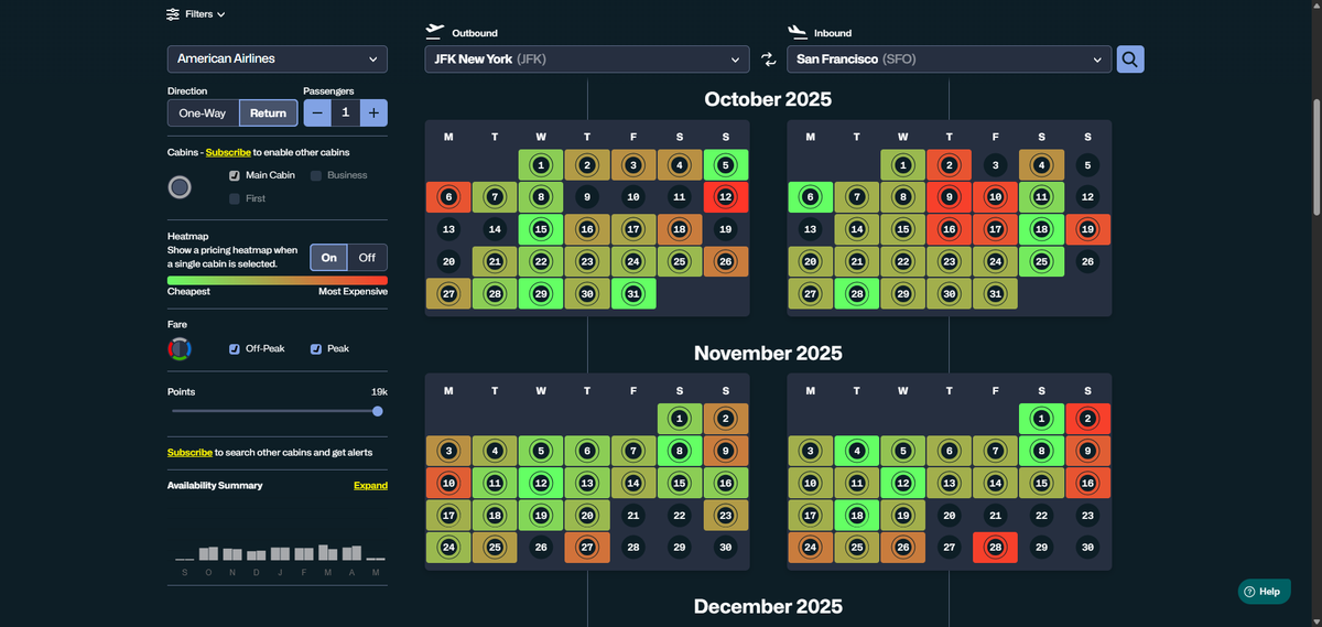 SeatSpy search example