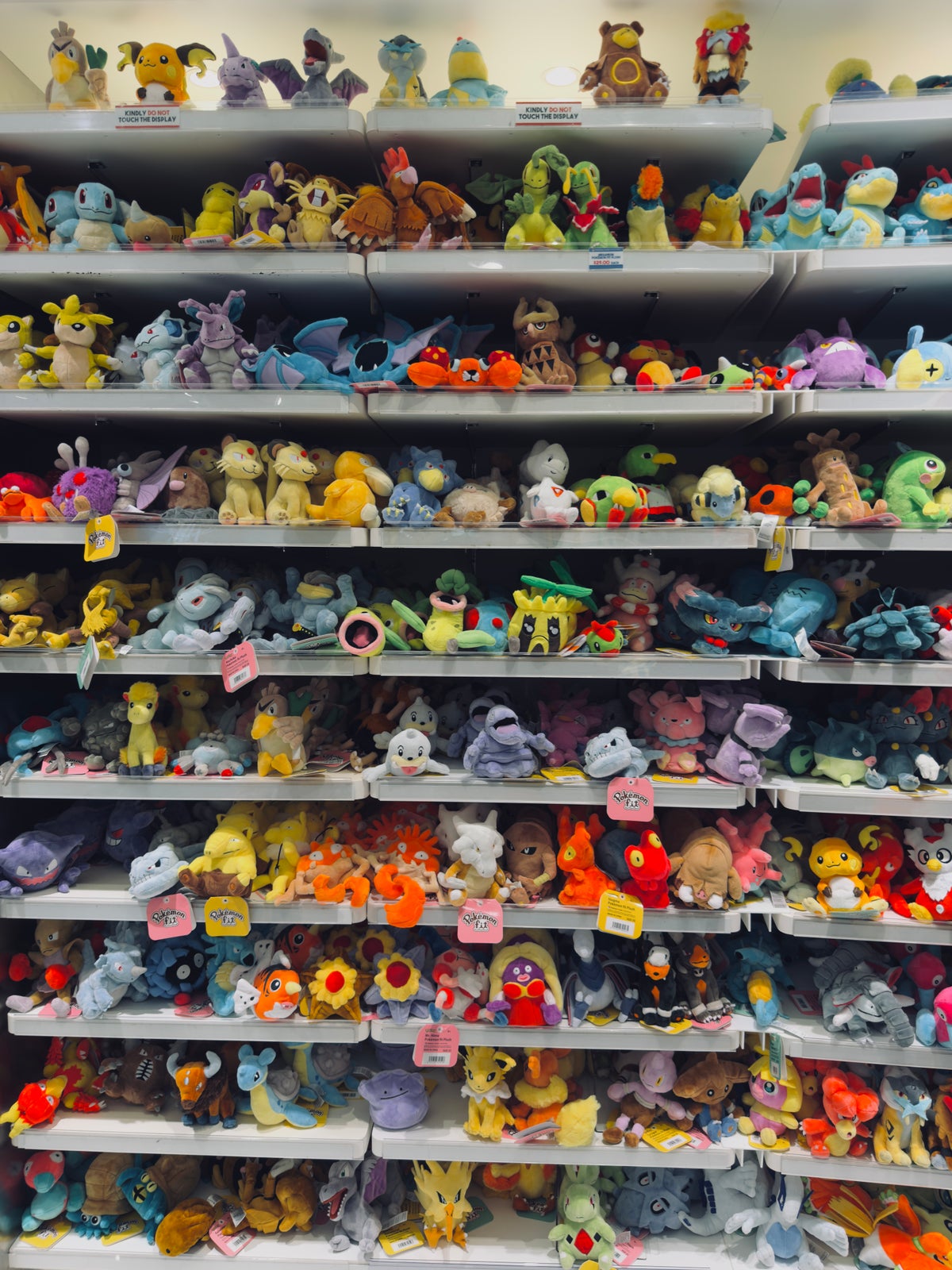 Singapore Changi Airport Pokemon Center dolls