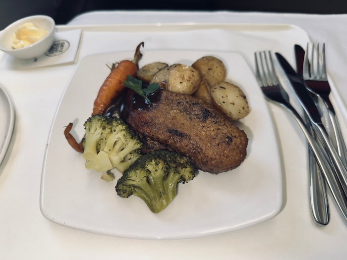 South African Airways second main course