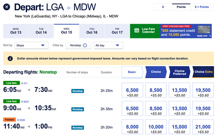 Southwest Award Search