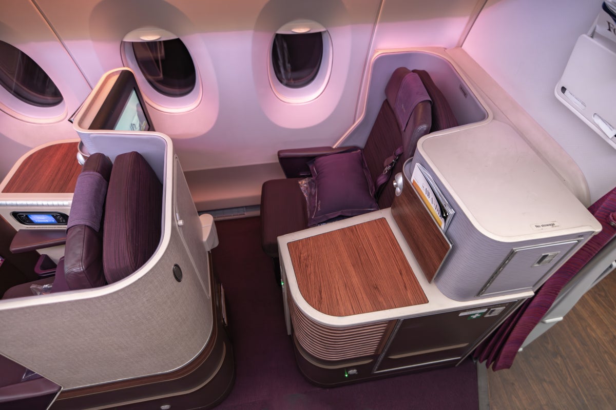 Thai Airways Royal Silk business class seat a350