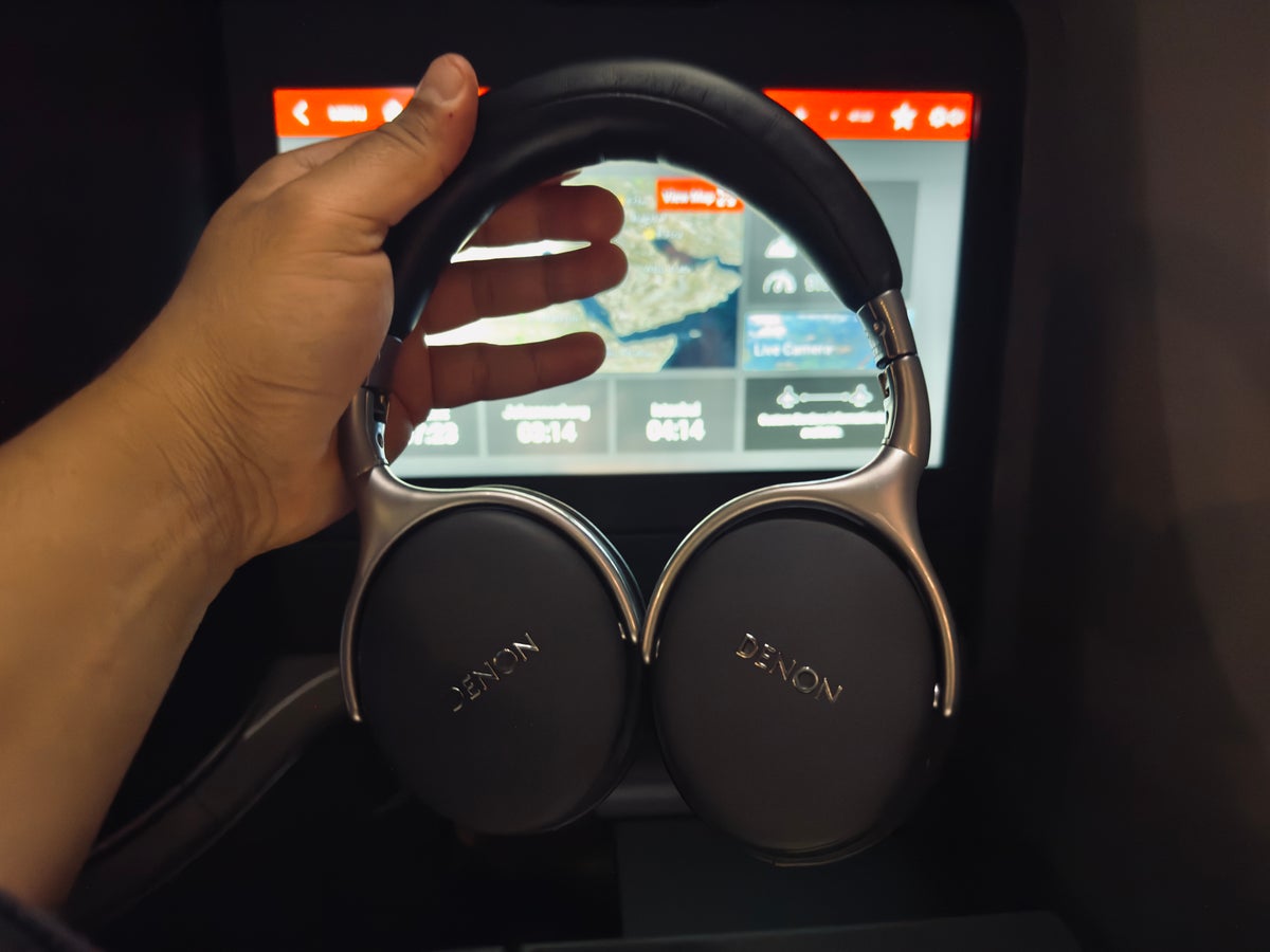Turkish Airlines noise canceling headphones