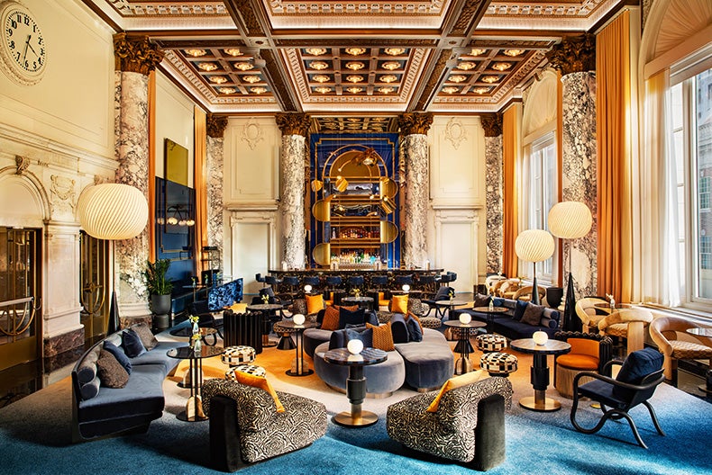 W New York Union Square Living Room