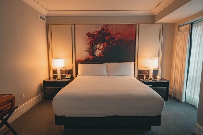 Waldorf Astoria Chicago room bed Waldorf Astoria Chicago room bed
