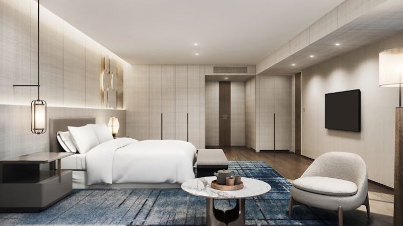 Westin Seoul Parnas suite bedroom