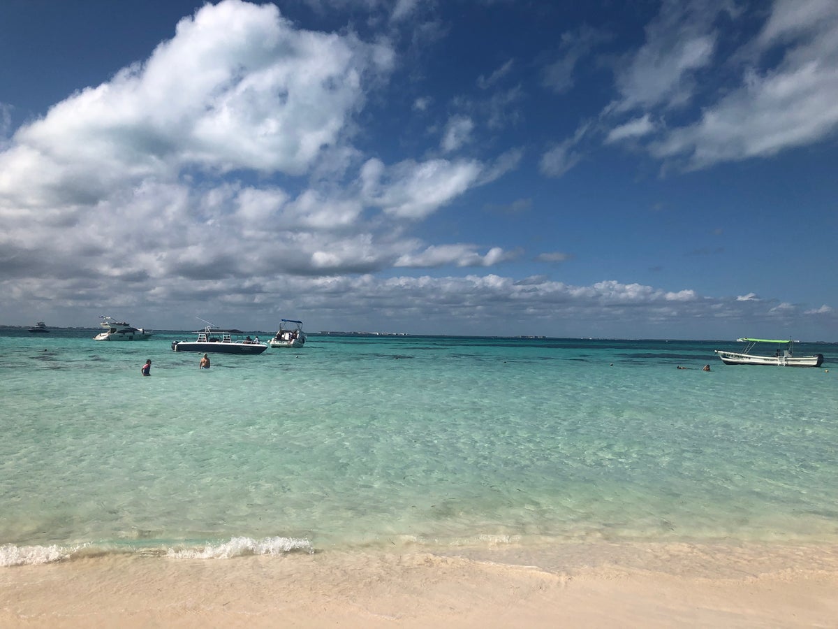 A beach in Cancun