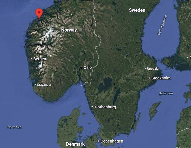 Alesund Norway Map Alesund Norway Map