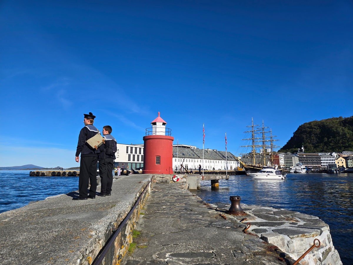 Alesund Norway Molja Fyr Lighthouse