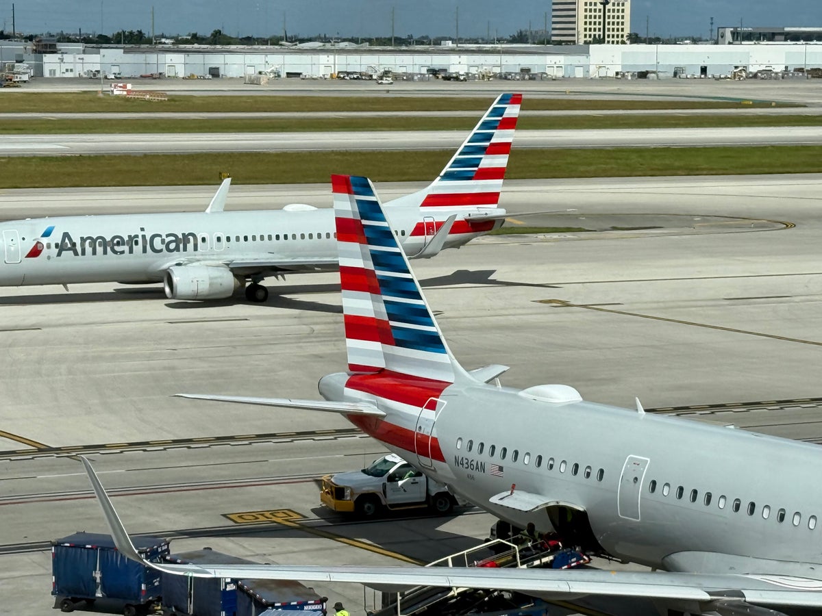 American Airlines jets at Miami MIA