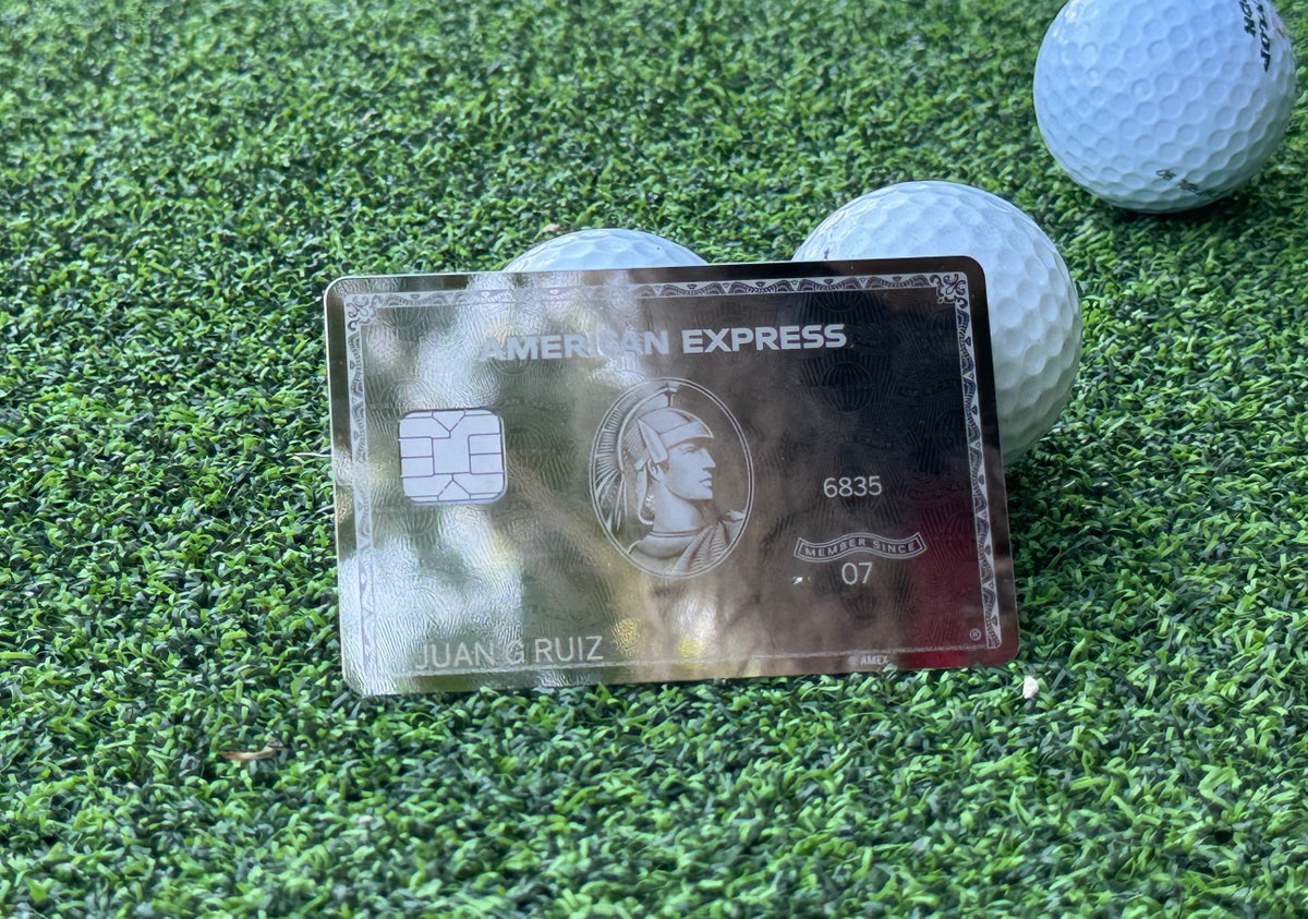 Amex Platinum MIrror Finish Golf