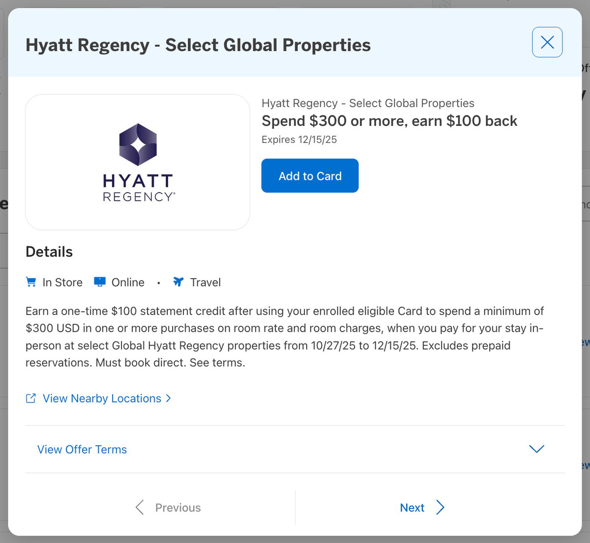 Amex Offer Hyatt Regency October 2025 Amex Offer Hyatt Regency October 2025