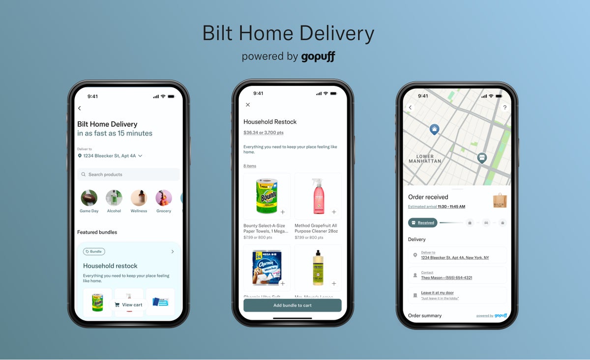 BiltHomeDelivery Product
