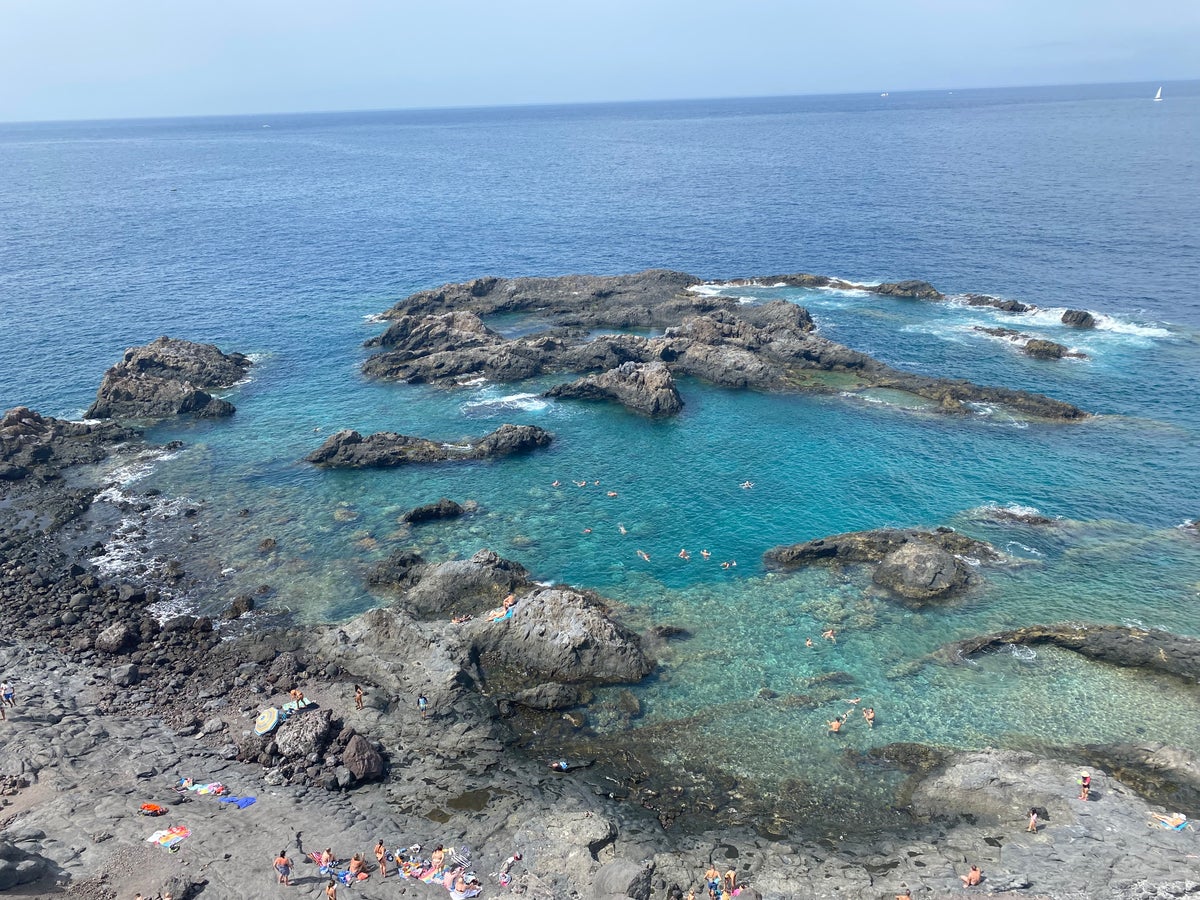 Black sand beach Tenerife Black sand beach Tenerife, Spain