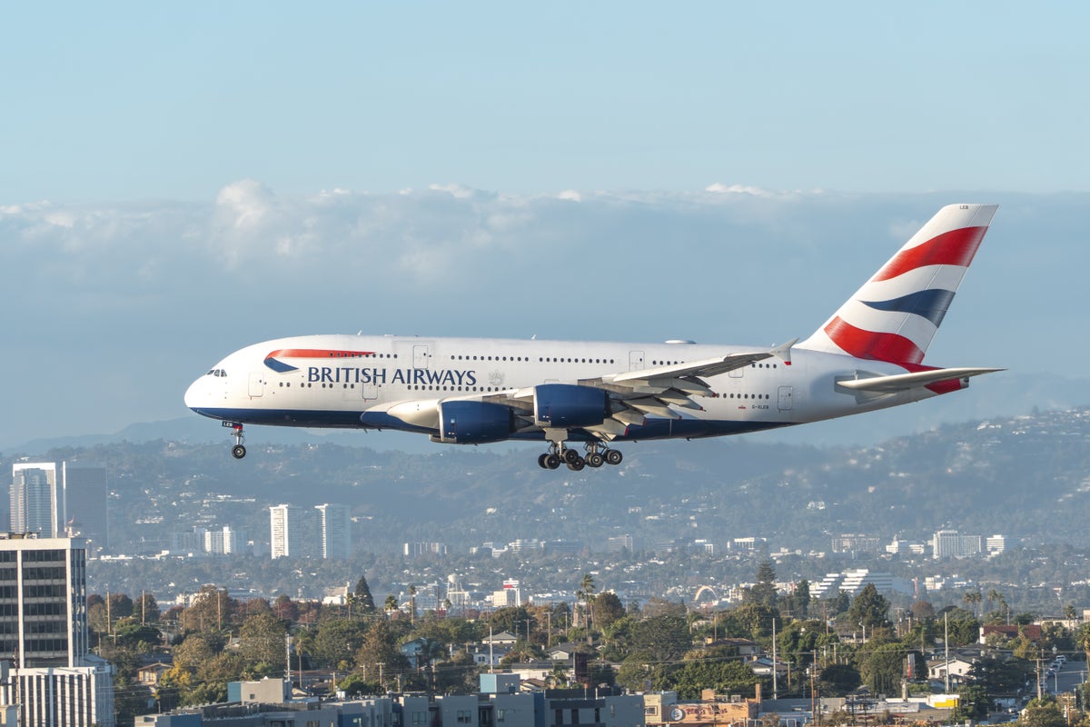 British Airways A380 LAX