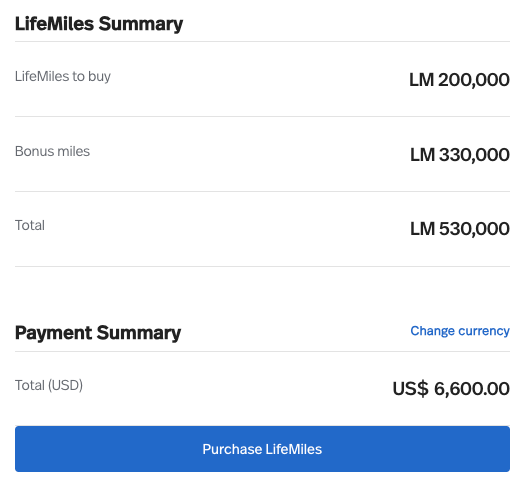 Buy LifeMiles 165 bonus October 2025 Buy LifeMiles 165 bonus October 2025