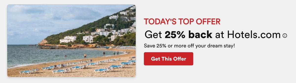 Capital One Shopping Hotels.com offer