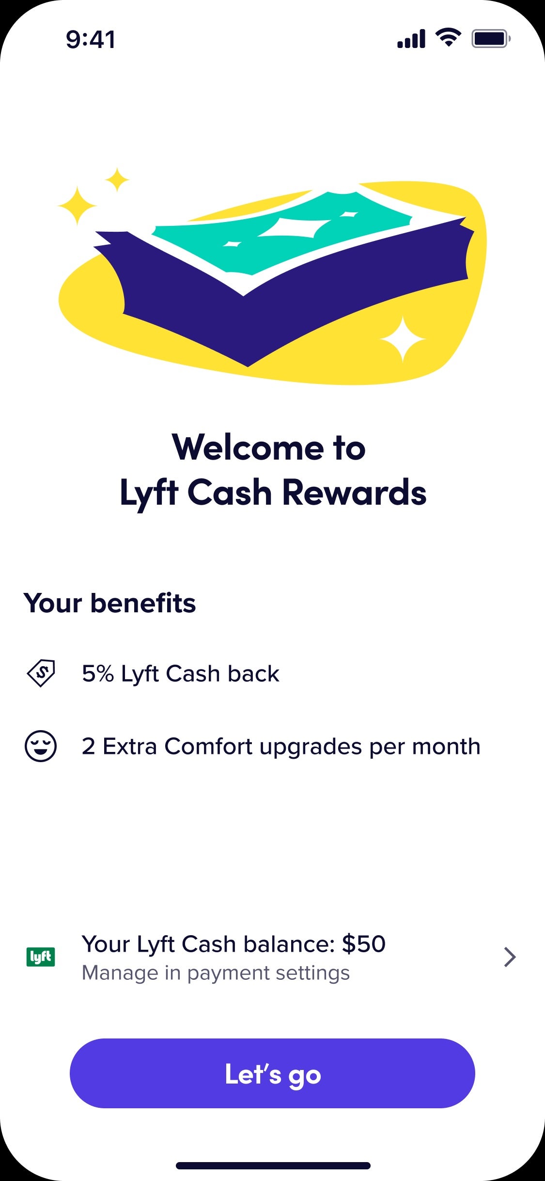 Cash Rewards balance