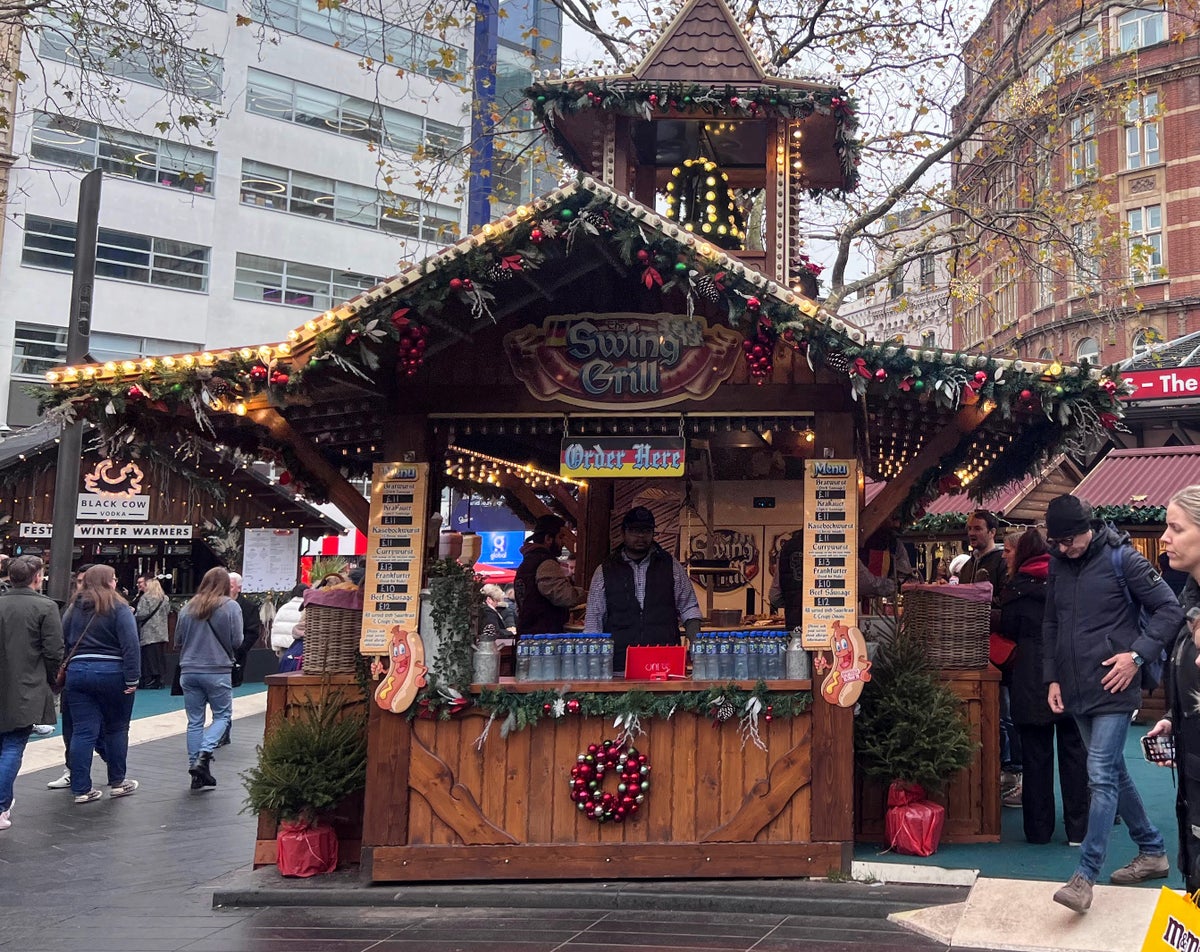 Christmas market in London Christmas market in London