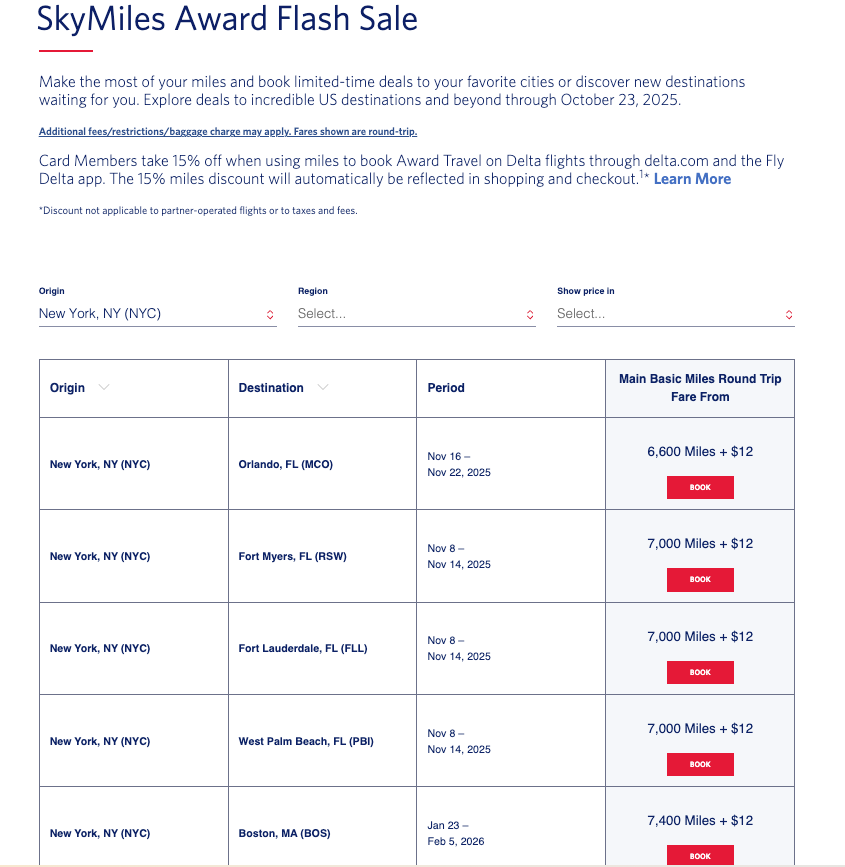 Delta Flash Sale