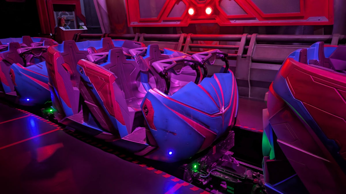 Disney World Guardians of the Galaxy seat Disney World Guardians of the Galaxy seat