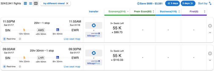 Filtering By Cheapest Economy Flights in Award Tool Filtering By Cheapest Economy Flights in Award Tool