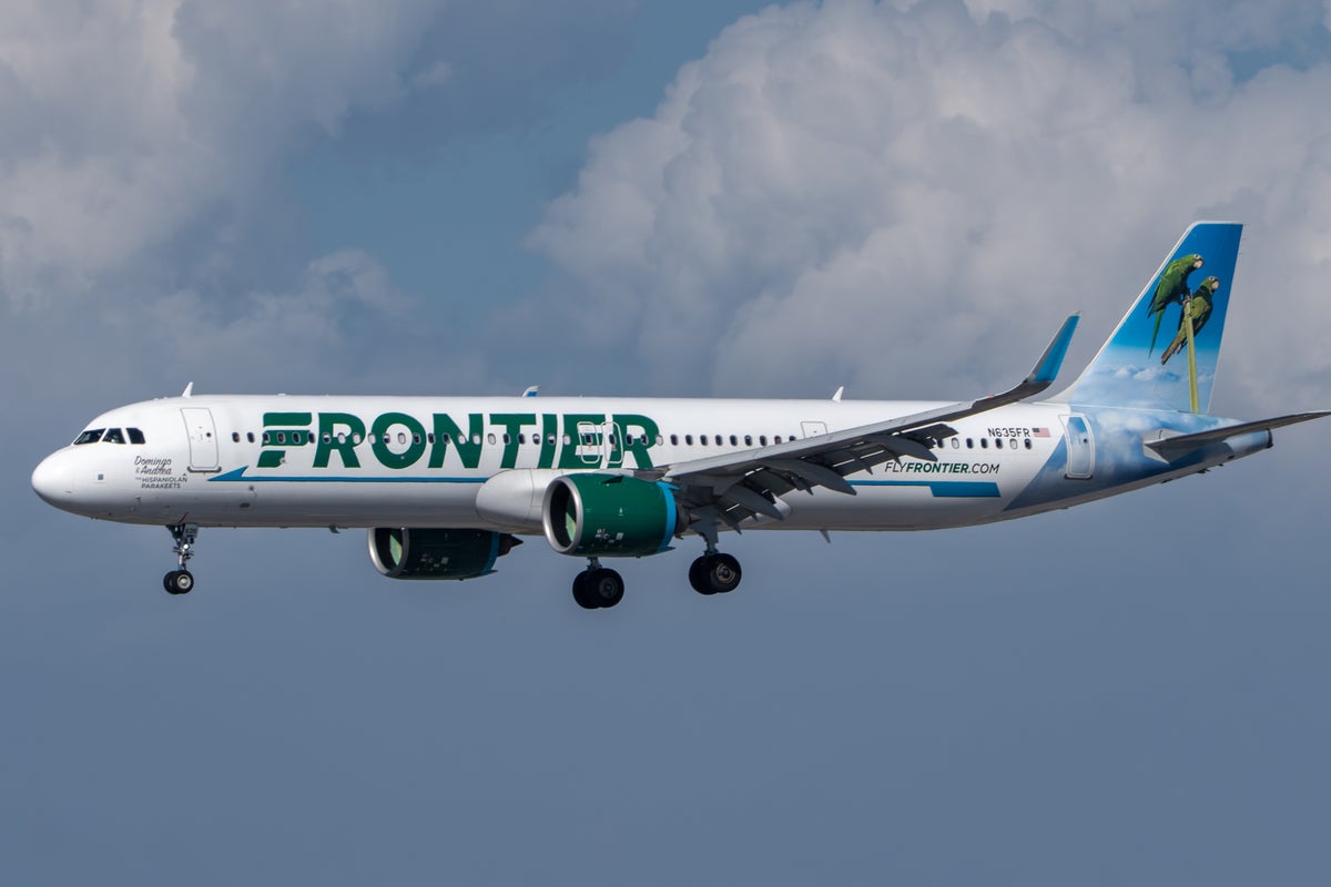 Frontier parakeets livery A321