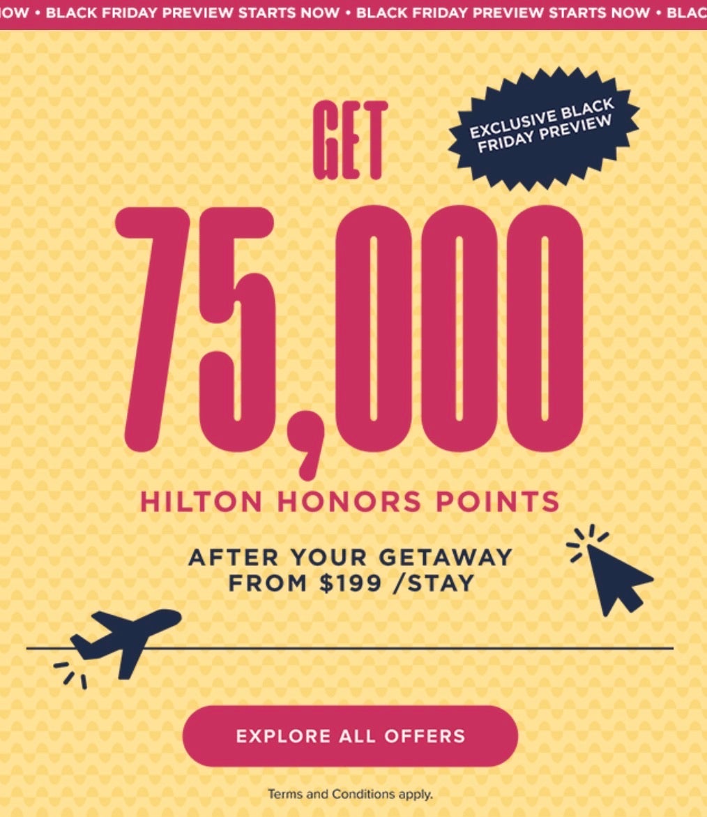 Hilton Grand Vacations Black Friday offer
