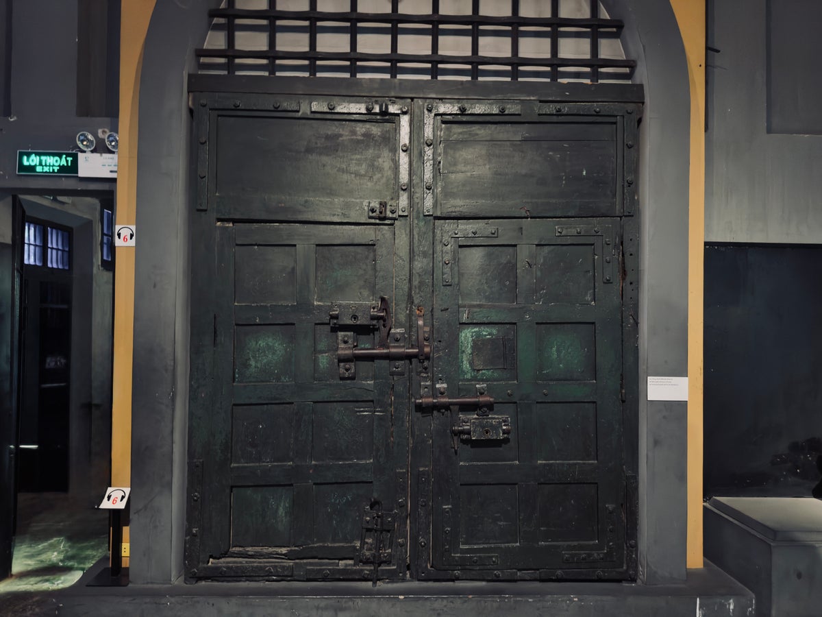 Hoa Lo Prison solitary confinement cell Hoa Lo Prison solitary confinement cell