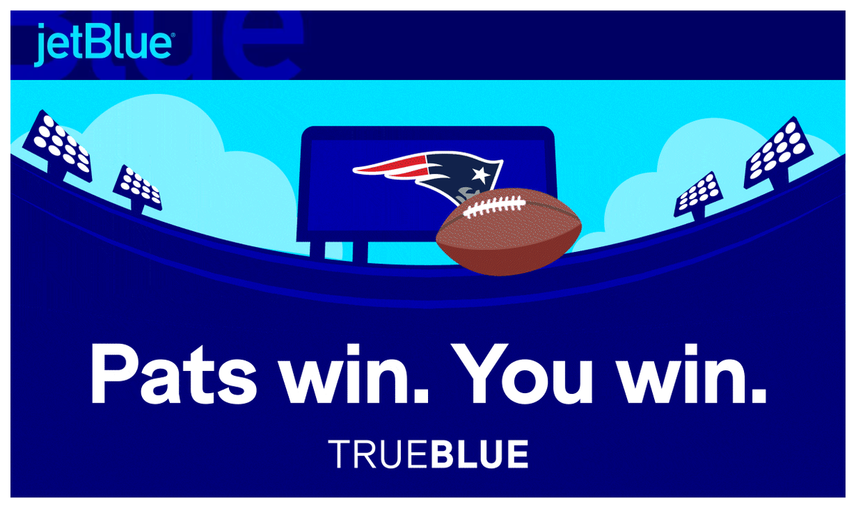 JetBlue Patriots 250 bonus points