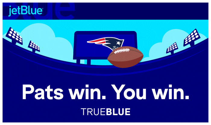 JetBlue Patriots 250 bonus points